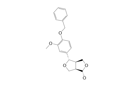 (1S,3aR,4S,6aR)-1-[4-(benzyloxy)-3-methoxy-phenyl]-1,3,3a,4,6,6a-hexahydrofuro[4,3-c]furan-4-ol
