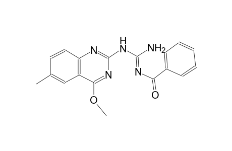 N-(4-methoxy-6-methyl-2-quinazolinyl)-N''-[(E)-oxo(phenyl)methyl]guanidine