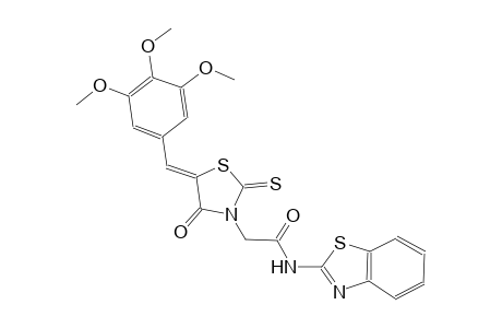3-thiazolidineacetamide, N-(2-benzothiazolyl)-4-oxo-2-thioxo-5-[(3,4,5-trimethoxyphenyl)methylene]-, (5Z)-