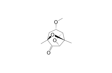 1,5-Dimethyl-3-methoxy-4,6-epoxy-8-oxabicyclo[3.2.1]heptan-7-one