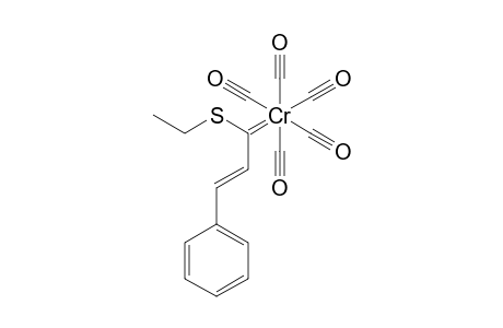 Pentacarbonyl[(2E)-1-(ethylthio)-3-phenyl-2-propenylidene]-chromium