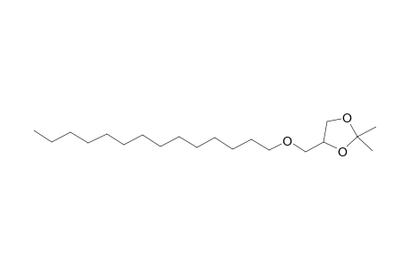 1,3-Dioxolane, 2,2-dimethyl-4-[(tetradecyloxy)methyl]-