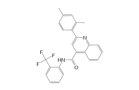 2-(2,4-dimethylphenyl)-N-[2-(trifluoromethyl)phenyl]-4-quinolinecarboxamide