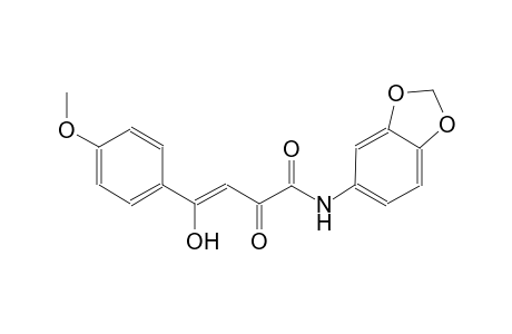 (3Z)-N-(1,3-benzodioxol-5-yl)-4-hydroxy-4-(4-methoxyphenyl)-2-oxo-3-butenamide
