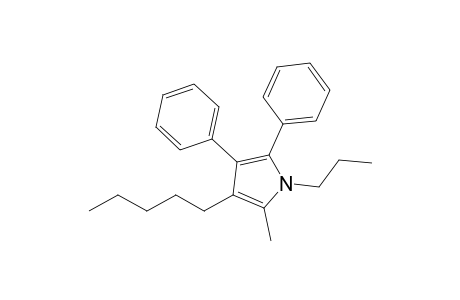 2-Methyl-3-pentyl-4,5-diphenyl-1-propyl-1H-pyrrole