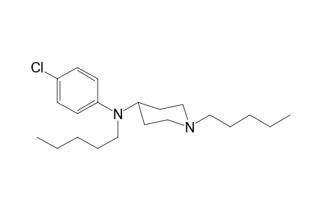 N-(4-Chlorophenyl)N,1-dipentylpiperidin-4-amine