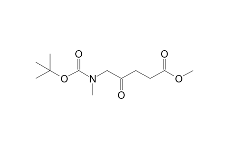 Methyl 5-[[(1,1-dimethylethoxy)carbonyl]methylamino]-4-oxopentanoate