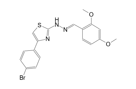 benzaldehyde, 2,4-dimethoxy-, [4-(4-bromophenyl)-2-thiazolyl]hydrazone