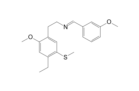 N-(2-(4-Ethyl-2-methoxy-5-methylthiophenyl)ethyl)-1-(3-methoxyphenyl)methanimine