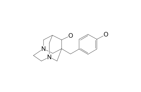 1-(4-Hydroxyphenylmethyl)-3,6-diazahomoadamantan-9-ol