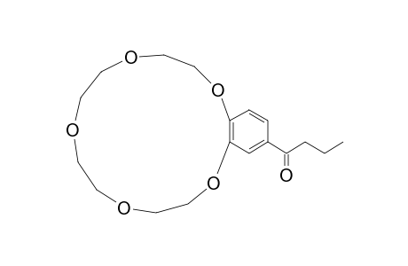 1-(2,5,8,11,14-pentaoxabicyclo[13.4.0]nonadeca-1(15),16,18-trien-17-yl)-1-butanone