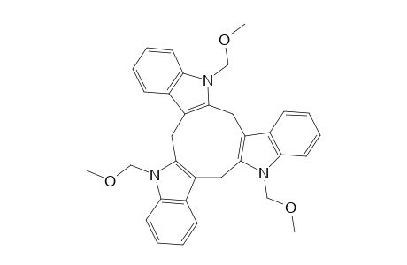 1,4,7-Trihydrocyclononano[2,3-b:5,6-b:8,9-b]tri-1-methoxymethylindole