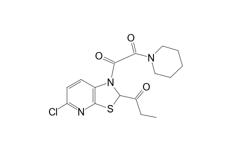 1-PIPERIDINOOXALYL-2-PROPANOYL-5-CHLORO-1,2-DIHYDROTHIAZOLO-[5.4-B]-PYRIDINE;ISOMER_A