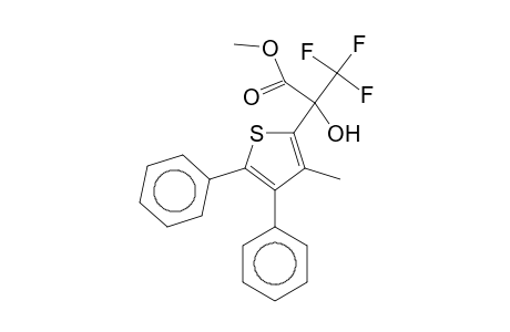 Methyl 3,3,3-trifluoro-2-hydroxy-2-(3-methyl-4,5-diphenyl-2-thienyl)propionate