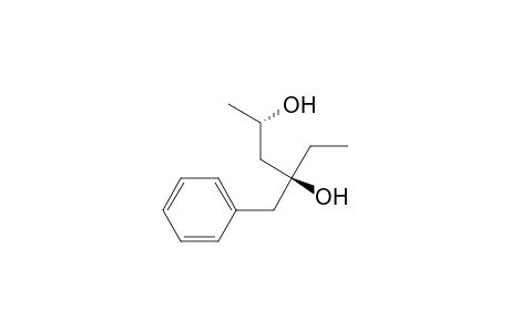 2,4-Hexanediol, 4-(phenylmethyl)-, [S-(R*,R*)]-