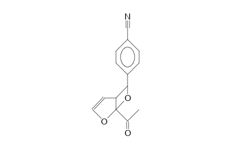 exo-1-Acetyl-6-(4'-cyano-phenyl)-2,7-dioxa-bicyclo(3.2.0)hept-3-ene