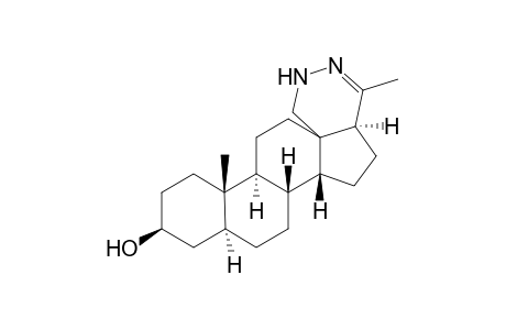 3'H-18-Norandrostano[13,17-d]pyridazin-3-ol, 2',17-dihydro-6'-methyl-, (3.beta.,5.alpha.,17.alpha.)-