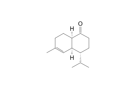 (4R,4aS,8aR)-4-isopropyl-6-methyl-3,4,4a,7,8,8a-hexahydro-2H-naphthalen-1-one