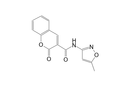 N-(5-methyl-3-isoxazolyl)-2-oxo-2H-chromene-3-carboxamide