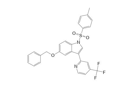 4-TRIFLUOROMETHYL-2-[3'-(N-TOLUENESULFONYL-5'-BENZOXYINDOLYL)]-PYRIDINE