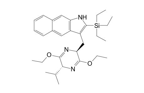 [3-[[(2S,5R)-3,6-diethoxy-5-isopropyl-2,5-dihydropyrazin-2-yl]methyl]-1H-benzo[f]indol-2-yl]-triethyl-silane