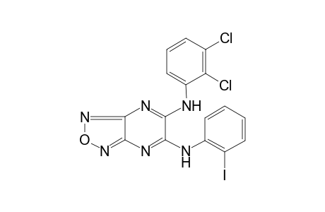 6-N-(2,3-dichlorophenyl)-5-N-(2-iodophenyl)-[1,2,5]oxadiazolo[3,4-b]pyrazine-5,6-diamine