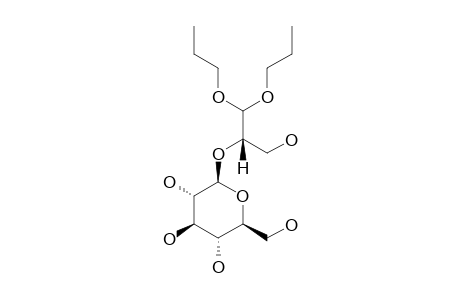 2-O-BETA-D-GLUCOPYRANOSYL-L-GLYCERALDEHYDE-1,1-DIETHYL-ACETAL
