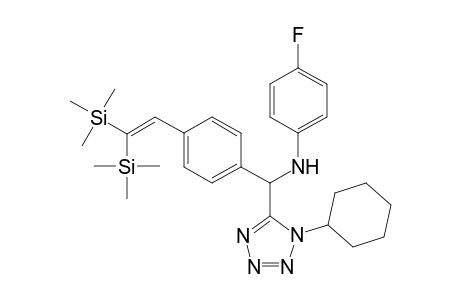 N-{[4-(2,2-Bis(trimethylsilyl)ethenyl)phenyl](1-cyclohexyl-1Htetrazol-5-yl)methyl}-4-fluoroaniline