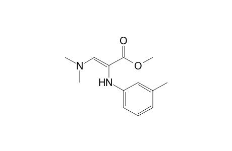 (Z)-3-(dimethylamino)-2-(3-methylanilino)-2-propenoic acid methyl ester