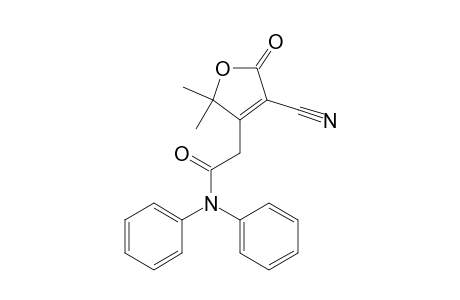 2-(4'-Cyano-2',5'-dihydro-2',2'-dimethyl-5'-oxo-3'-furyl)-N,N-diphenylacetamide