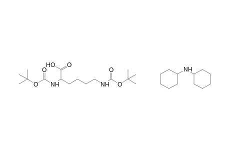 N2,N6-dicarboxy-L-lysine,N2,N6-di-tert-butyl ester, compound with dicyclohexylamine(1:1)