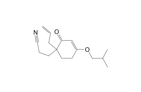 3-Cyclohexene-1-propanenitrile, 4-(2-methylpropoxy)-2-oxo-1-(2-propenyl)-, (.+-.)-