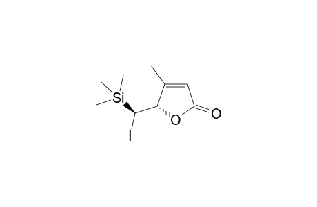 4-Methyl-5-[(iodo)(trimethylsilyl)methyl]furan-2(5H)-one