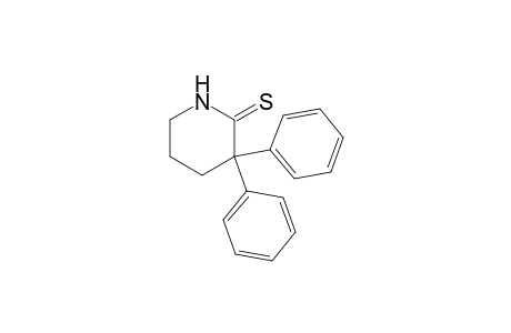 3,3-Diphenylpiperidine-2-thione