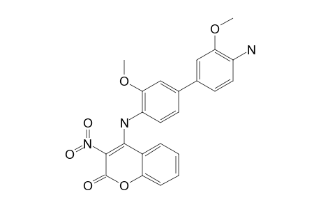 4-[(4'-AMINO-3,3'-DIMETHOXYBIPHENYL-4-YL)-AMINO]-3-NITRO-2H-CHROMEN-2-ONE