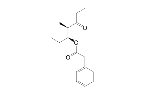 (1RS,2SR)-1-Ethyl-2-methyl-3-oxopentyl 2-phenylacetate