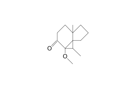 3a-Methoxy-2a,7b-dimethyl-tricyclo(5.3.0.0/1,3/)decan-4-one
