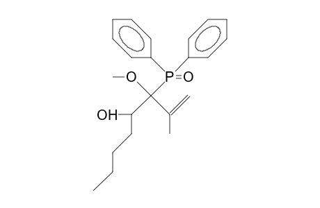 (3R,4S)-3-Diphenylphosphinoyl-3-methoxy-2-methyl-oct-1-en-4-ol