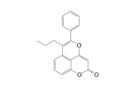 5-Phenyl-6-n-propylpyrano[2,3,4-de]-1-benzopyran-2-one