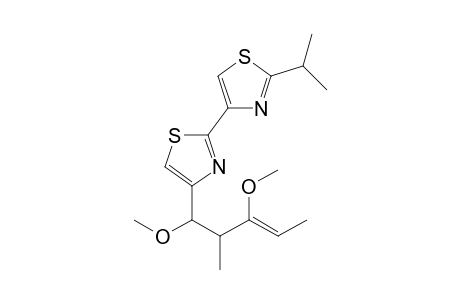 5-(2'-Isopropyl-2,4'-bithiazolyl-4-yl)-3,5-dimethoxy-4-methyl-2-pentene