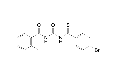 1-(p-bromothiobenzoyl)-3-(o-toluoyl)urea