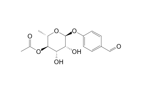 4-(4'-O-Acetyl-,alpha.,L-rhamnosyloxy)benzaldehyde