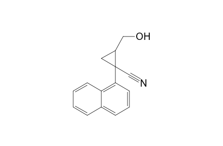 2-Cyano-1-(hydroxymethyl)-2-(naphth-1-yl)cyclopropane