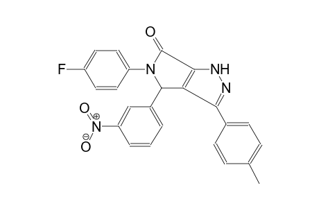 pyrrolo[3,4-c]pyrazol-6(1H)-one, 5-(4-fluorophenyl)-4,5-dihydro-3-(4-methylphenyl)-4-(3-nitrophenyl)-