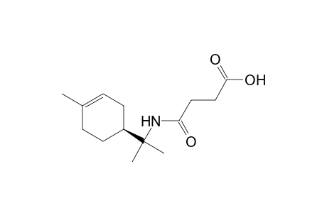 Butanoic acid, 4-[[1-methyl-1-(4-methyl-3-cyclohexen-1-yl)ethyl]amino]-4-oxo-, (S)-