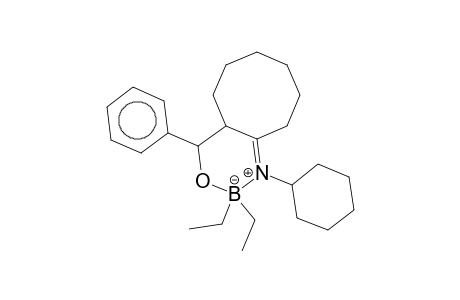 N-<2-[DIETHYLBORYLOXI(PHENYL)METHYL]CYCLOOCTYLIDEN>-CYCLOHEXANAMINE