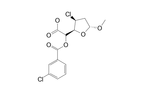 [METHYL-3-CHLORO-5-O-(3-CHLOROBENZOYL)-2,3-DIDEOXY-ALPHA-DL-ARABINO-HEXOFURANOSIDE]-URONIC-ACID