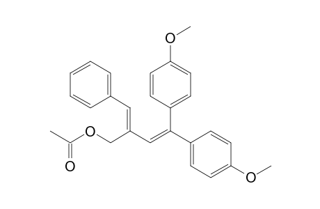 1,1-Di(4-methoxyphenyl)-4-phenyl-3-acetoxymethylbuta-1,3-diene