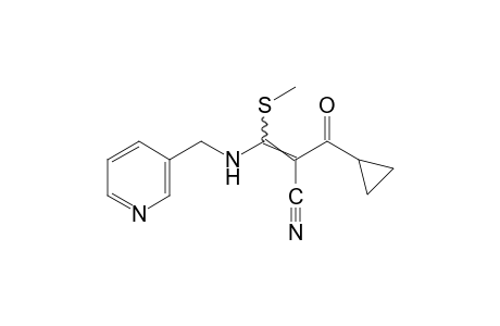 2-(cyclopropylcarbonyl)-3-(methylthio)-3-{[(3-pyridyl)methyl]amino}acrylonitrile