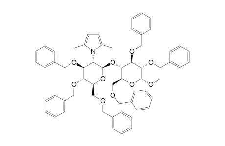 METHYL_2,3,6-TRI-O-BENZYL-4-O-[3,4,6-TRI-O-ACETYL-2-DEOXY-2-(2,5-DIMETHYLPYRROL-1-YL)-BETA-D-GLUCOPYRANOSYL]-ALPHA-D-GLUCOPYRANOSIDE